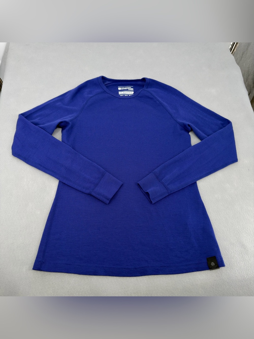 Mountain Warehouse Blue Merino Wool Long Sleeve Baselayer 10 Womens